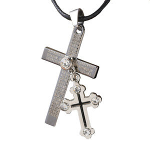 Double Cross Lord Jesus Prayer Religion J-173